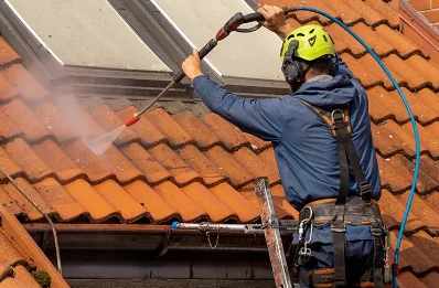 Démoussage et hydrofuge de toiture à la Houblonnière